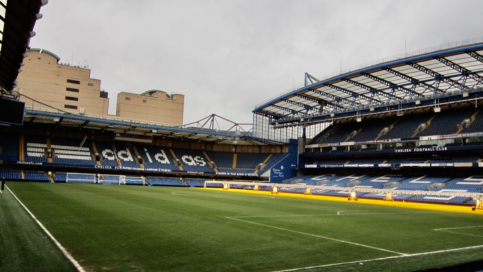 Stamford Bridge pitch, where Chelsea team news will be tested against Bournemouth