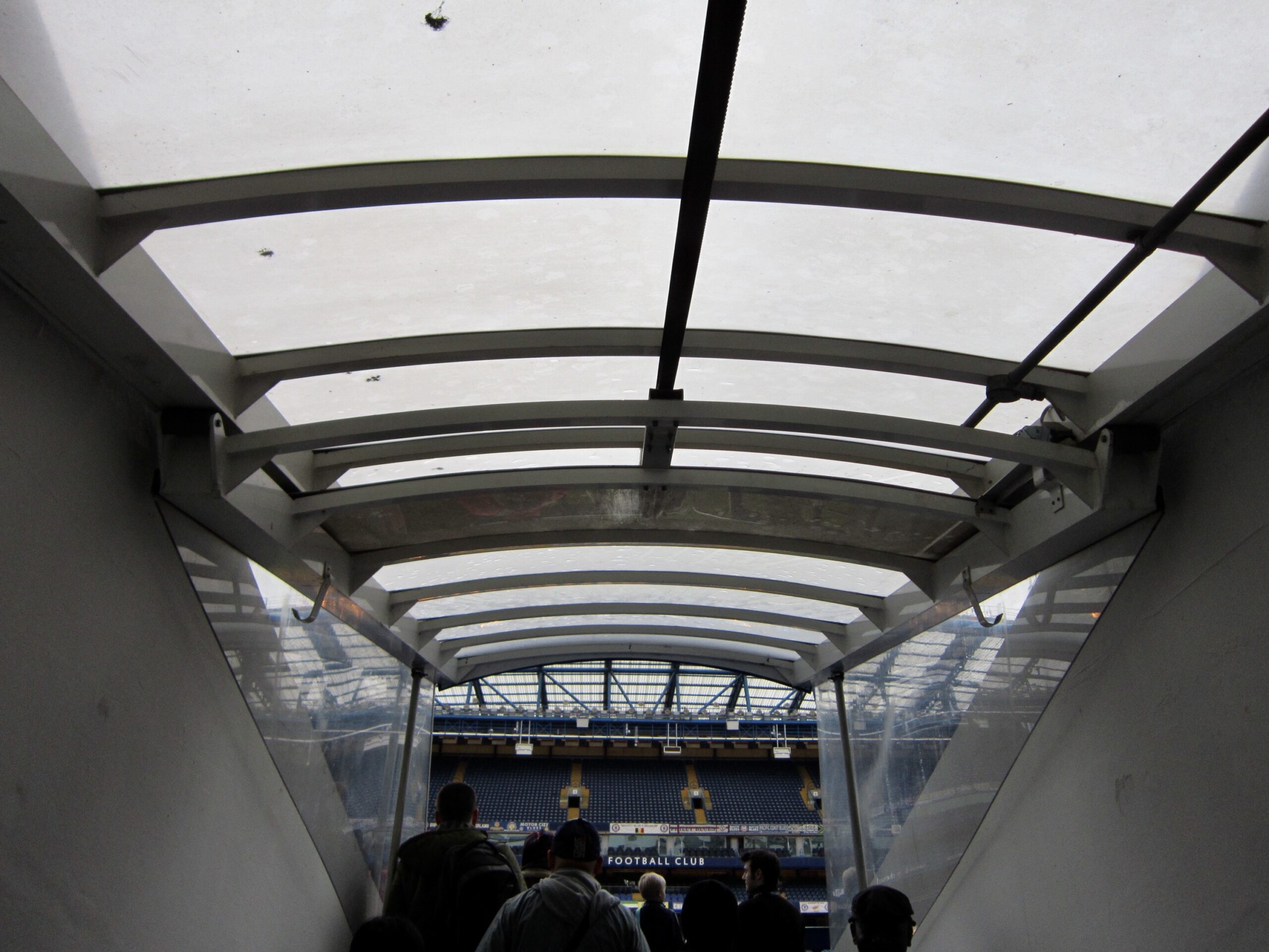 Walkway at Stamford Bridge, an archive photo with a Man City appeal 2027 report