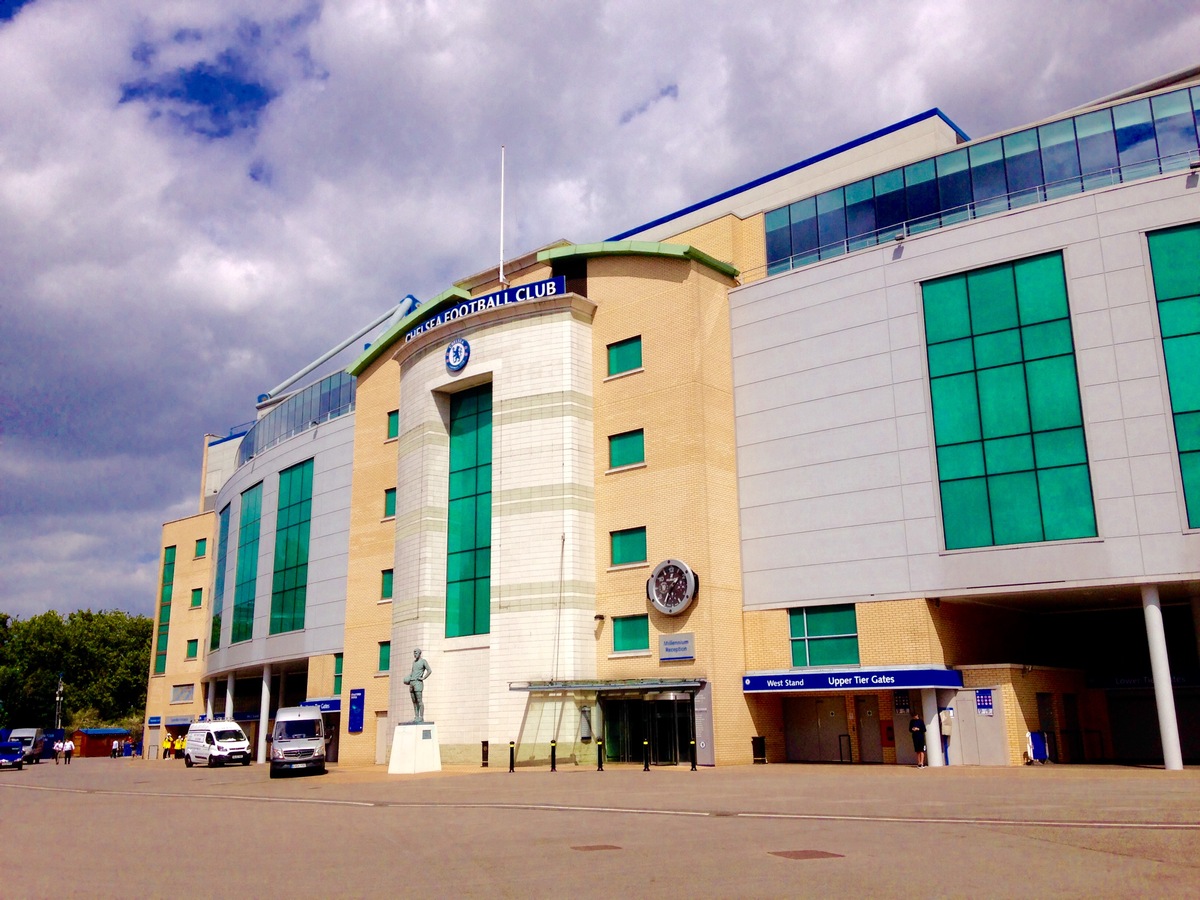 The West Stand at Stamford Bridge, venue for Chelsea 0-2 Tottenham (file photo)