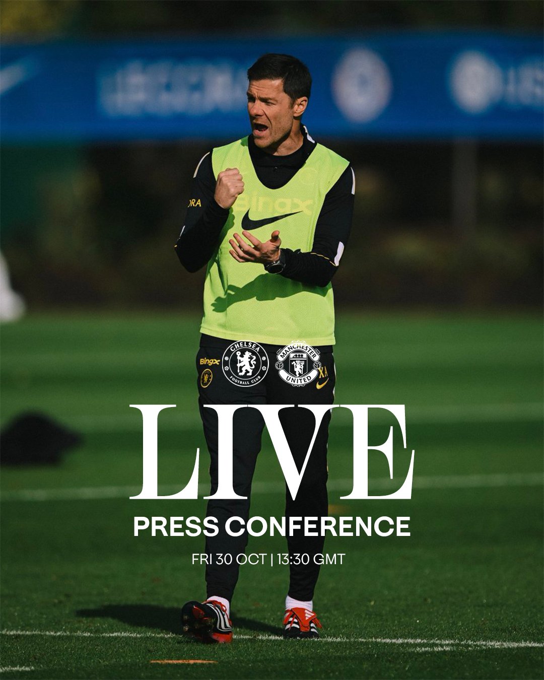 Chelsea team news: club announcement for Xabi Alonso press conference