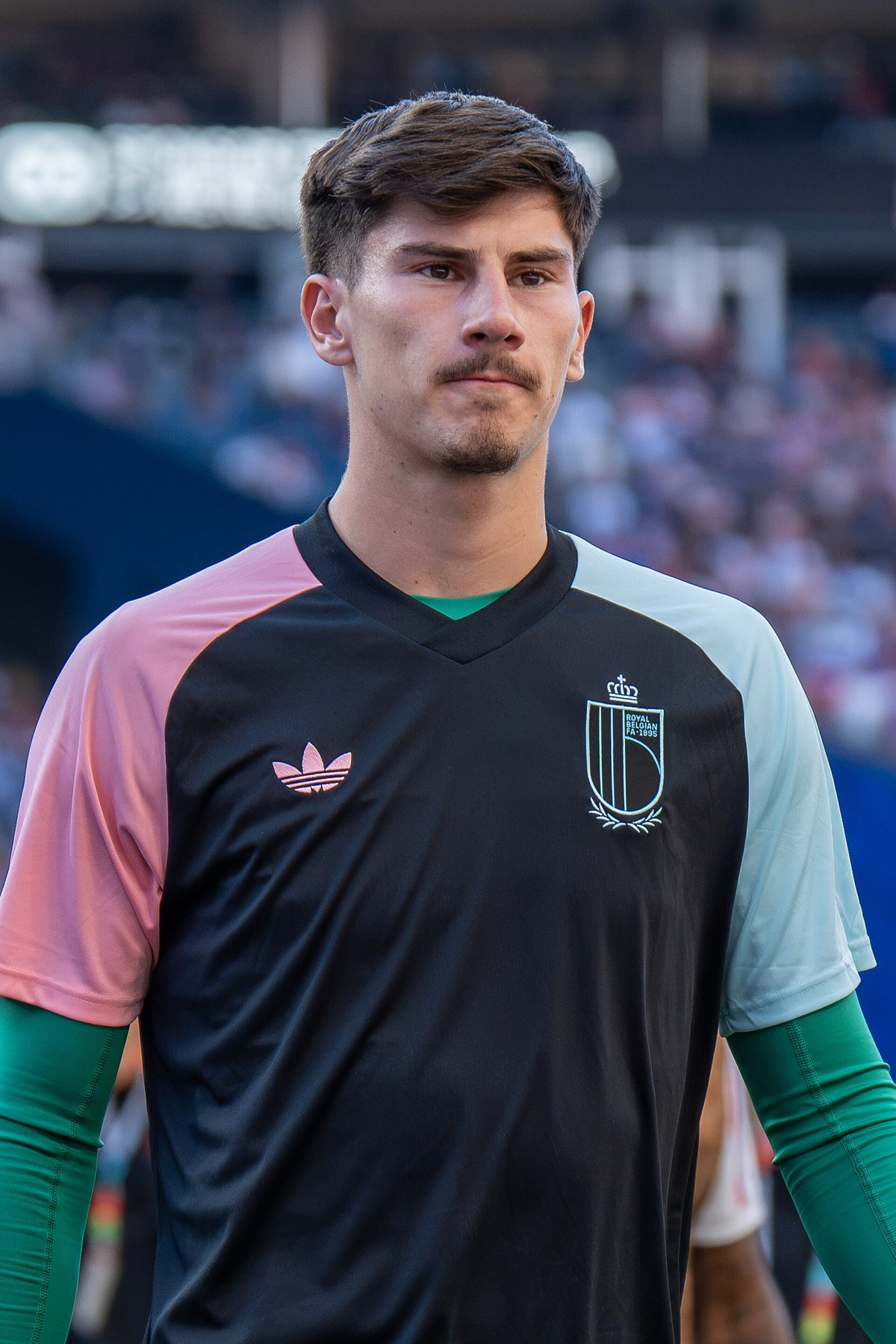 Mike Penders on Belgium duty, July 2026